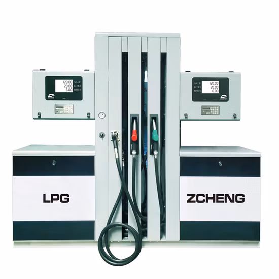 Distributeur de carburant à deux produits et quatre buses de la série B